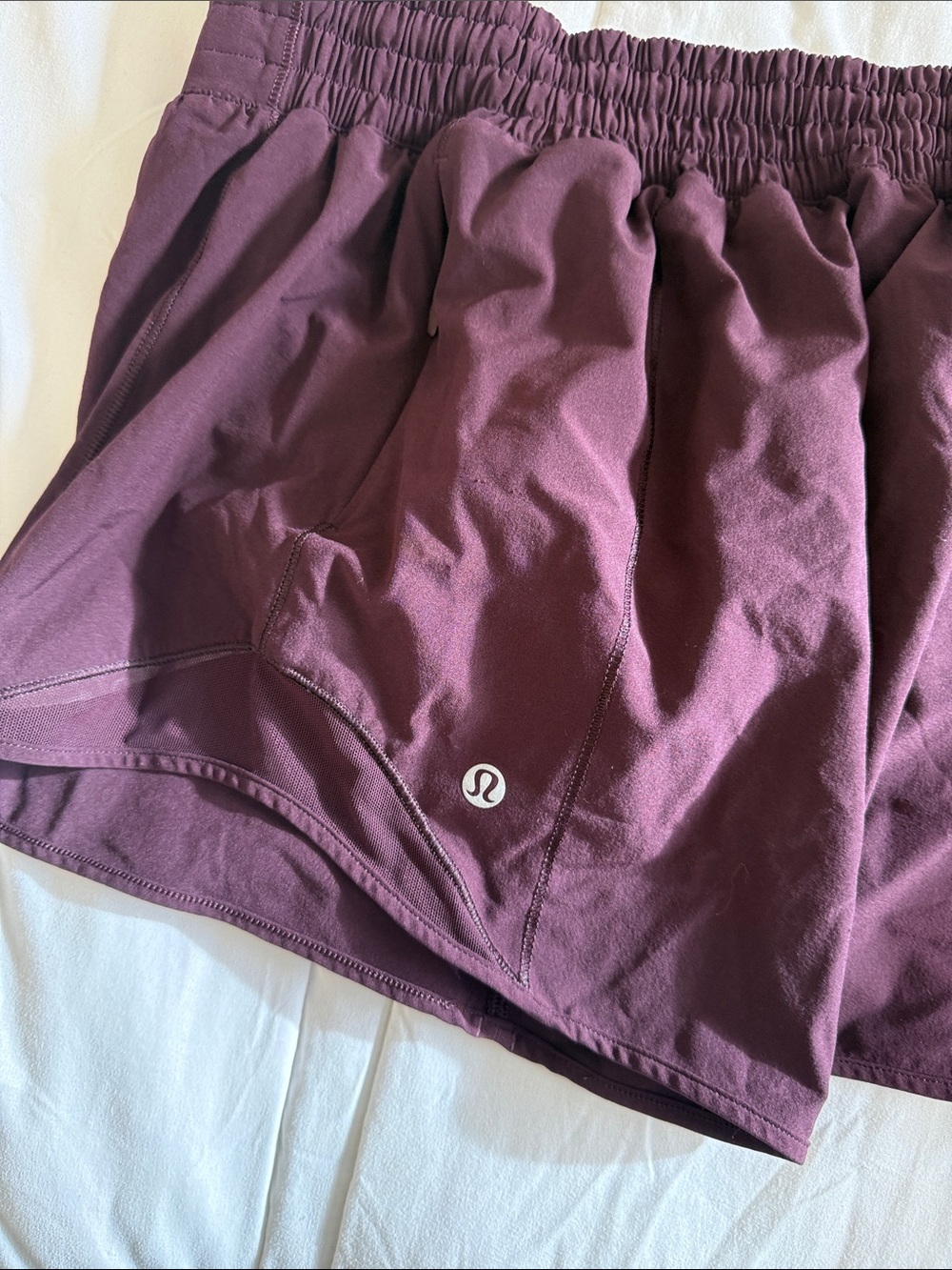 lululemon Deep Plum running Shorts size 6 - Picture 4 of 5